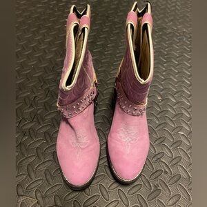 Lavender bling  Durango boots size 3